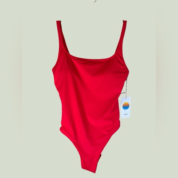 Vuori Other - Vuori Encinitas One-Piece Top in Bright Red
